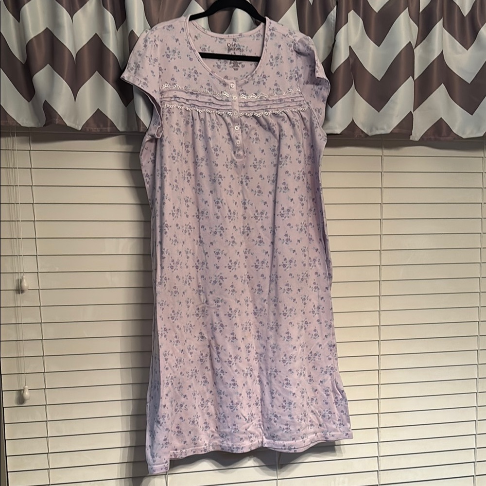 Floral Lavender Nightgown